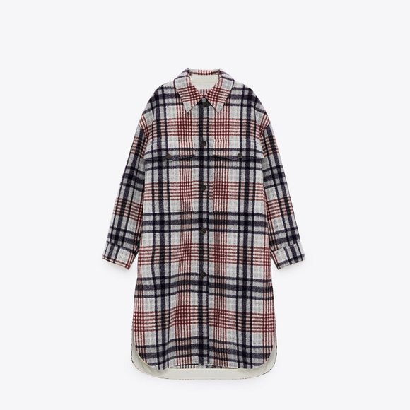 ZARA Long Jacket with Pockets - Picture 16 of 16